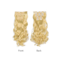Load image into Gallery viewer, 6pcs Wig Pieces Large Wavy Curly Hair Long Hair Women's Wig Pieces Lightweight and Highlight Dyed Wig Pieces False Hair Piece
