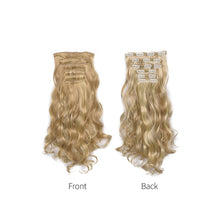Load image into Gallery viewer, 6pcs Wig Pieces Large Wavy Curly Hair Long Hair Women's Wig Pieces Lightweight and Highlight Dyed Wig Pieces False Hair Piece
