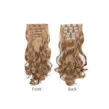 Load image into Gallery viewer, 6pcs Wig Pieces Large Wavy Curly Hair Long Hair Women's Wig Pieces Lightweight and Highlight Dyed Wig Pieces False Hair Piece
