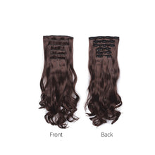 Load image into Gallery viewer, 6pcs Wig Pieces Large Wavy Curly Hair Long Hair Women's Wig Pieces Lightweight and Highlight Dyed Wig Pieces False Hair Piece
