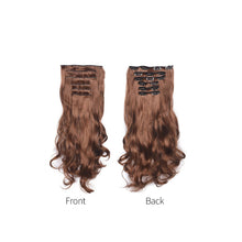 Load image into Gallery viewer, 6pcs Wig Pieces Large Wavy Curly Hair Long Hair Women's Wig Pieces Lightweight and Highlight Dyed Wig Pieces False Hair Piece

