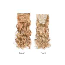 Load image into Gallery viewer, 6pcs Wig Pieces Large Wavy Curly Hair Long Hair Women's Wig Pieces Lightweight and Highlight Dyed Wig Pieces False Hair Piece
