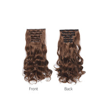 Load image into Gallery viewer, 6pcs Wig Pieces Large Wavy Curly Hair Long Hair Women's Wig Pieces Lightweight and Highlight Dyed Wig Pieces False Hair Piece
