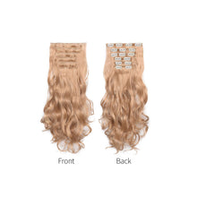 Load image into Gallery viewer, 6pcs Wig Pieces Large Wavy Curly Hair Long Hair Women's Wig Pieces Lightweight and Highlight Dyed Wig Pieces False Hair Piece

