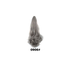 Load image into Gallery viewer, 20inch Synthetic Long Wavy Claw Clip Ponytail Wig Hair Extension Blonde Ponytail Extension Women Pony Tail Hair False Hair
