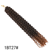 Load image into Gallery viewer, African Women's Finger Extensions 18 Inch Hand Hooks Dirty Braids Synthetic Fiber Wigs Women Highlight Dyed False Hair Wig

