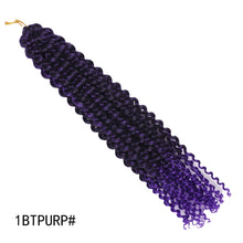 Load image into Gallery viewer, African Women's Finger Extensions 18 Inch Hand Hooks Dirty Braids Synthetic Fiber Wigs Women Highlight Dyed False Hair Wig
