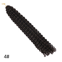 Load image into Gallery viewer, African Women's Finger Extensions 18 Inch Hand Hooks Dirty Braids Synthetic Fiber Wigs Women Highlight Dyed False Hair Wig

