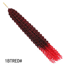 Load image into Gallery viewer, African Women's Finger Extensions 18 Inch Hand Hooks Dirty Braids Synthetic Fiber Wigs Women Highlight Dyed False Hair Wig
