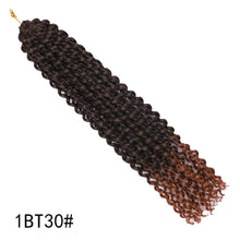 Load image into Gallery viewer, African Women's Finger Extensions 18 Inch Hand Hooks Dirty Braids Synthetic Fiber Wigs Women Highlight Dyed False Hair Wig
