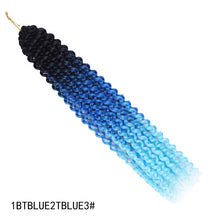 Load image into Gallery viewer, African Women's Finger Extensions 18 Inch Hand Hooks Dirty Braids Synthetic Fiber Wigs Women Highlight Dyed False Hair Wig
