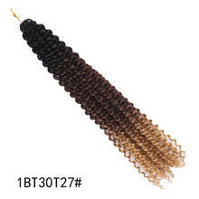 Load image into Gallery viewer, African Women's Finger Extensions 18 Inch Hand Hooks Dirty Braids Synthetic Fiber Wigs Women Highlight Dyed False Hair Wig
