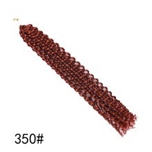 Load image into Gallery viewer, African Women's Finger Extensions 18 Inch Hand Hooks Dirty Braids Synthetic Fiber Wigs Women Highlight Dyed False Hair Wig
