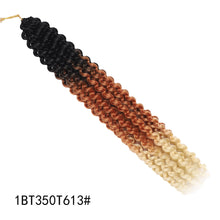 Load image into Gallery viewer, African Women's Finger Extensions 18 Inch Hand Hooks Dirty Braids Synthetic Fiber Wigs Women Highlight Dyed False Hair Wig
