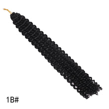 Load image into Gallery viewer, African Women's Finger Extensions 18 Inch Hand Hooks Dirty Braids Synthetic Fiber Wigs Women Highlight Dyed False Hair Wig
