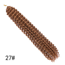 Load image into Gallery viewer, African Women's Finger Extensions 18 Inch Hand Hooks Dirty Braids Synthetic Fiber Wigs Women Highlight Dyed False Hair Wig
