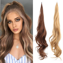 Load image into Gallery viewer, 30Inch Synthetic Flexible Wrap Around Ponytail Wig Long Wavy Layered Fake Ponytail Hairpiece Extensions Women Daily Wig

