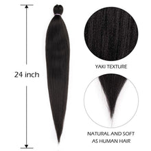 Load image into Gallery viewer, 26inch Colorful Synthetic Jumbo Braids PVC Wig Hair Extensions Braiding Hair Pre Stretched Braids False Hair Piece Women Wig
