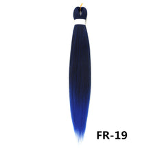 Load image into Gallery viewer, 26inch Colorful Synthetic Jumbo Braids PVC Wig Hair Extensions Braiding Hair Pre Stretched Braids False Hair Piece Women Wig
