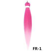 Load image into Gallery viewer, 26inch Colorful Synthetic Jumbo Braids PVC Wig Hair Extensions Braiding Hair Pre Stretched Braids False Hair Piece Women Wig
