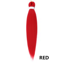 Load image into Gallery viewer, 26inch Colorful Synthetic Jumbo Braids PVC Wig Hair Extensions Braiding Hair Pre Stretched Braids False Hair Piece Women Wig
