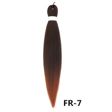 Load image into Gallery viewer, 26inch Colorful Synthetic Jumbo Braids PVC Wig Hair Extensions Braiding Hair Pre Stretched Braids False Hair Piece Women Wig
