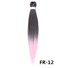Load image into Gallery viewer, 26inch Colorful Synthetic Jumbo Braids PVC Wig Hair Extensions Braiding Hair Pre Stretched Braids False Hair Piece Women Wig

