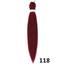 Load image into Gallery viewer, 26inch Colorful Synthetic Jumbo Braids PVC Wig Hair Extensions Braiding Hair Pre Stretched Braids False Hair Piece Women Wig
