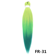 Load image into Gallery viewer, 26inch Colorful Synthetic Jumbo Braids PVC Wig Hair Extensions Braiding Hair Pre Stretched Braids False Hair Piece Women Wig
