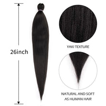Load image into Gallery viewer, 26inch Colorful Synthetic Jumbo Braids PVC Wig Hair Extensions Braiding Hair Pre Stretched Braids False Hair Piece Women Wig
