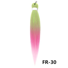 Load image into Gallery viewer, 26inch Colorful Synthetic Jumbo Braids PVC Wig Hair Extensions Braiding Hair Pre Stretched Braids False Hair Piece Women Wig
