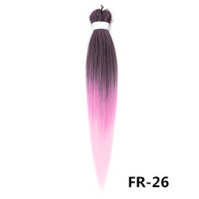 Load image into Gallery viewer, 26inch Colorful Synthetic Jumbo Braids PVC Wig Hair Extensions Braiding Hair Pre Stretched Braids False Hair Piece Women Wig
