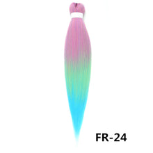 Load image into Gallery viewer, 26inch Colorful Synthetic Jumbo Braids PVC Wig Hair Extensions Braiding Hair Pre Stretched Braids False Hair Piece Women Wig
