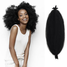 Load image into Gallery viewer, 16 Inch Kinky Twist Marley Braiding Crochet Hair Synthetic Pre-Separated Springy Afro Twist Hair For Butterfly Locs Braids
