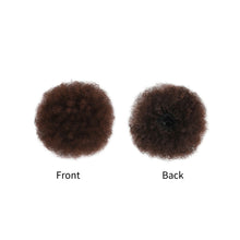 Load image into Gallery viewer, Synthetic Afro Puff Drawstring Ponytail Hair Bun Short Afro Kinkys Curly Afro Bun Extension Hairpieces Women Curly Hair Wig
