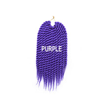 Load image into Gallery viewer, 12inch Twist Crochet Hair Big Senegalese Twist Crochet Braids Synthetic Braiding Hair Extensions for Women False Hair Piece
