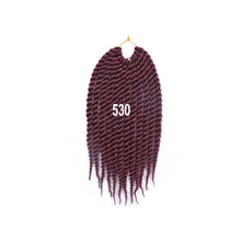 Load image into Gallery viewer, 12inch Twist Crochet Hair Big Senegalese Twist Crochet Braids Synthetic Braiding Hair Extensions for Women False Hair Piece
