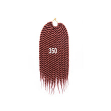 Load image into Gallery viewer, 12inch Twist Crochet Hair Big Senegalese Twist Crochet Braids Synthetic Braiding Hair Extensions for Women False Hair Piece
