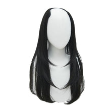 Load image into Gallery viewer, Wig Long Straight V-shaped Layered Perm One Piece Seamless Invisible Hair Extension Wig Solid Color Women False Hair Piece
