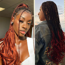 Load image into Gallery viewer, Wig Ponytail Children's Loop French Curly Hair Natural Simulation African Crochet Woven Synthetic Hair Extension Wave Ponytail
