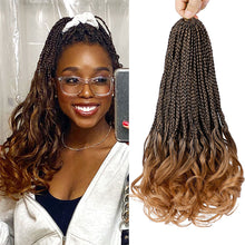 Load image into Gallery viewer, Wig Ponytail Children's Loop French Curly Hair Natural Simulation African Crochet Woven Synthetic Hair Extension Wave Ponytail
