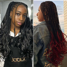 Load image into Gallery viewer, Wig Ponytail Children's Loop French Curly Hair Natural Simulation African Crochet Woven Synthetic Hair Extension Wave Ponytail
