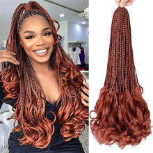 Load image into Gallery viewer, Wig Ponytail Children's Loop French Curly Hair Natural Simulation African Crochet Woven Synthetic Hair Extension Wave Ponytail
