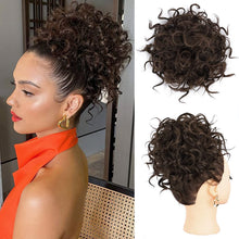 Load image into Gallery viewer, Wig for Women with Small Curly Hair Buns Wave Messy Elastic Drawstring Loose Wavy Large Curly Hair Bun Wig False Hair
