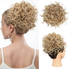 Load image into Gallery viewer, Wig for Women with Small Curly Hair Buns Wave Messy Elastic Drawstring Loose Wavy Large Curly Hair Bun Wig False Hair
