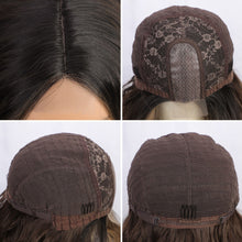 Load image into Gallery viewer, European and American Women's Front Lace Wig with Small Lace Highlights and Water Ripple Short Curly Hair Synthetic Fiber Headband
