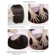 Load image into Gallery viewer, Wig Women's Short Hair Fluffy High Temperature Silk Chemical Fiber Head Cover Spot Dyed Blonde Synthetic Wig
