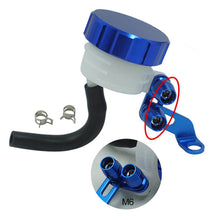 Load image into Gallery viewer, Universal CNC Motorcycle Brake Fluid Reservoir Motorbike Rear Clutch Tank Oil Fluid Cup with Oil Tube Master Cylinder for Honda Suzuki Kawasaki Yamaha
