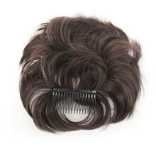Load image into Gallery viewer, Messy Bun Wig Piece Insert Comb Curly Wig Flexible Adjustable Bun High-temperature Silk Synthetic Hair Piece for Women
