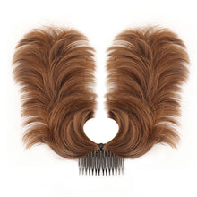 Load image into Gallery viewer, Messy Bun Wig Piece Insert Comb Curly Wig Flexible Adjustable Bun High-temperature Silk Synthetic Hair Piece for Women
